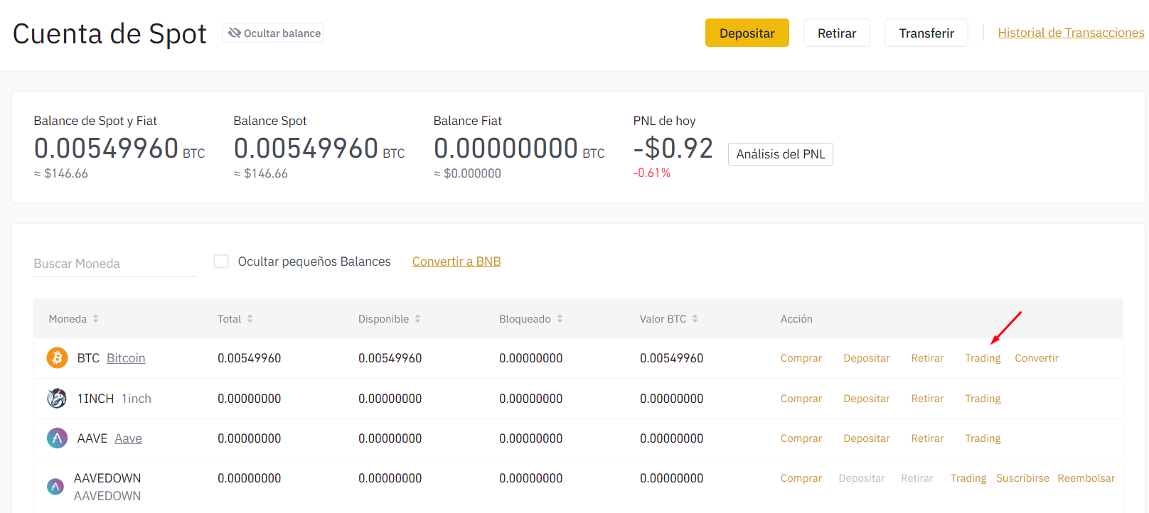 ¿Cómo Pasar De BTC A USDT En Binance?